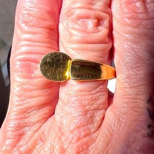 COPY - 18k yellow gold vintage nail ring